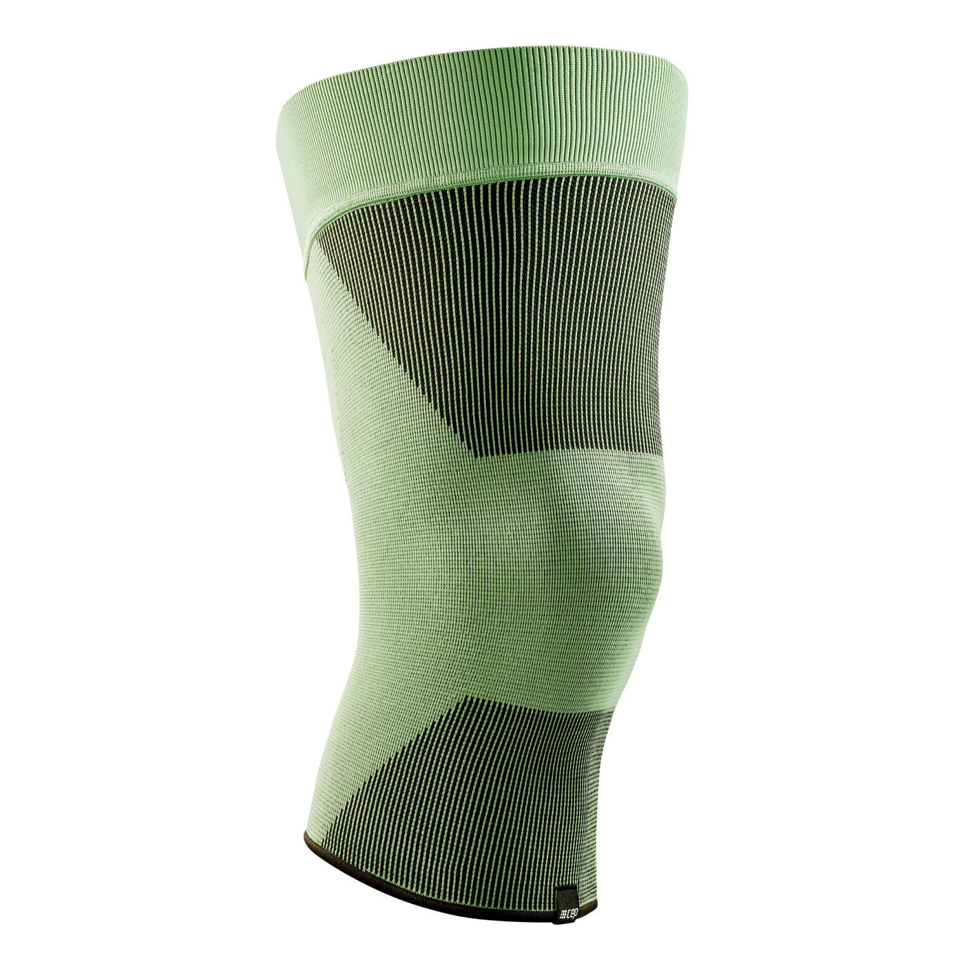 Mid Support Knee Sleeve, Green-Mid, Front View