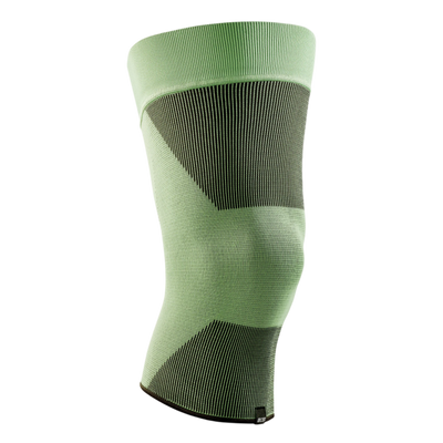 Mid Support Knee Sleeve, Green-Mid, Front View