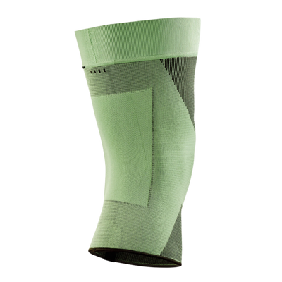 Mid Support Knee Sleeve, Green-Mid, Back View