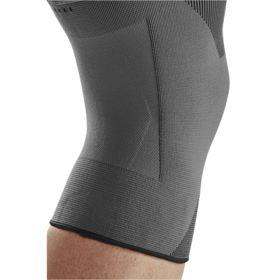 Mid Support Knee Sleeve, Grey-Mid, Back Detail View