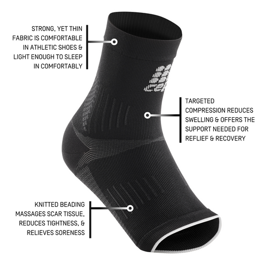 Mid Support Plantar Fasciitis Compression Sleeves, Detail