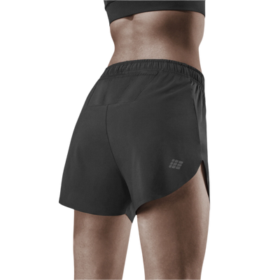 Race Loose Fit Shorts, Women, Black, Back Alternate View