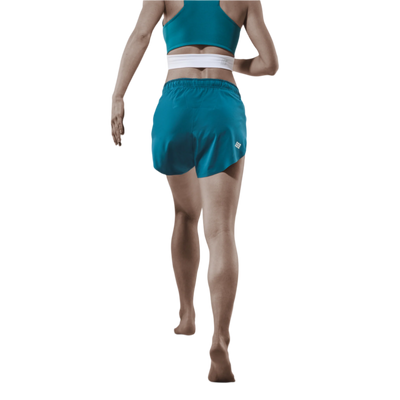 Race Loose Fit Shorts, Women, Petrol, Back View Model