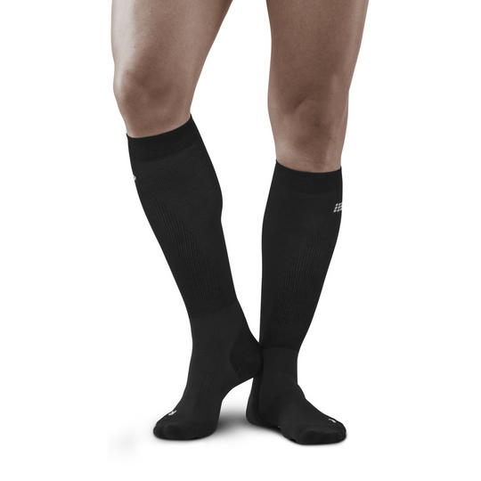 Ανδρικές Κάλτσες Συμπίεσης Ανάκτησης Υπέρυθρων, Μαύρες/Μαύρες