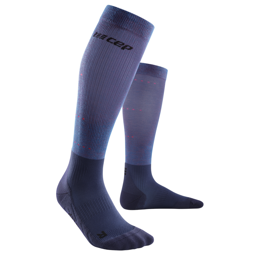 Infrared Recovery Compression Socks, Men, Midnight Blue, Front View