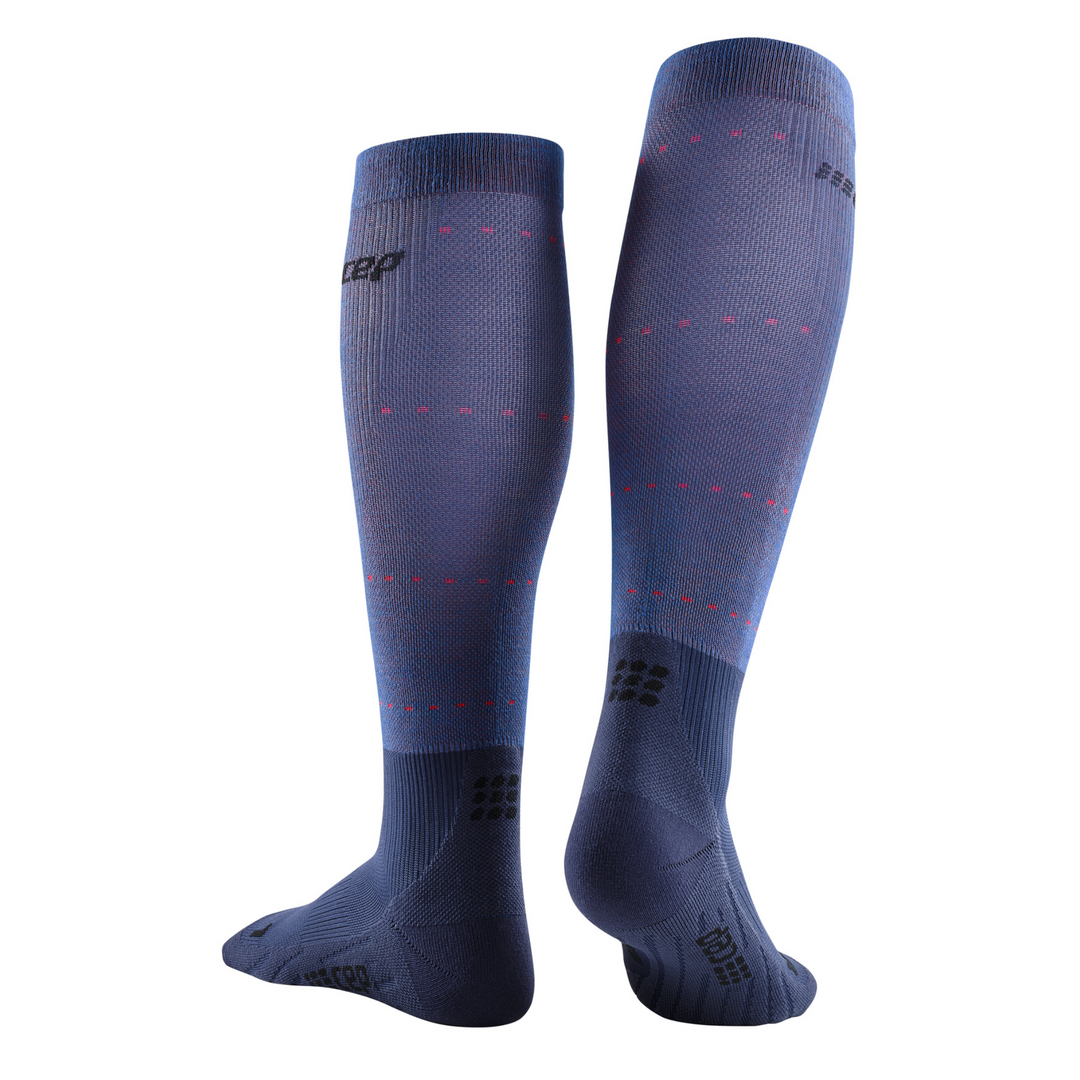 Infrared Recovery Compression Socks, Men, Midnight Blue, Back View