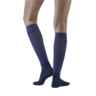 Infrared Recovery Compression Socks, Women, Midnight Blue, Back View Model