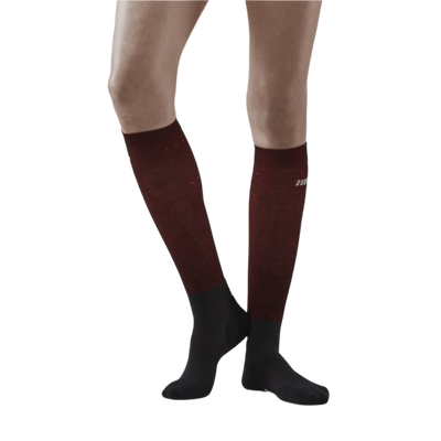 Infrared Recovery Compression Socks, Women, Black/Red