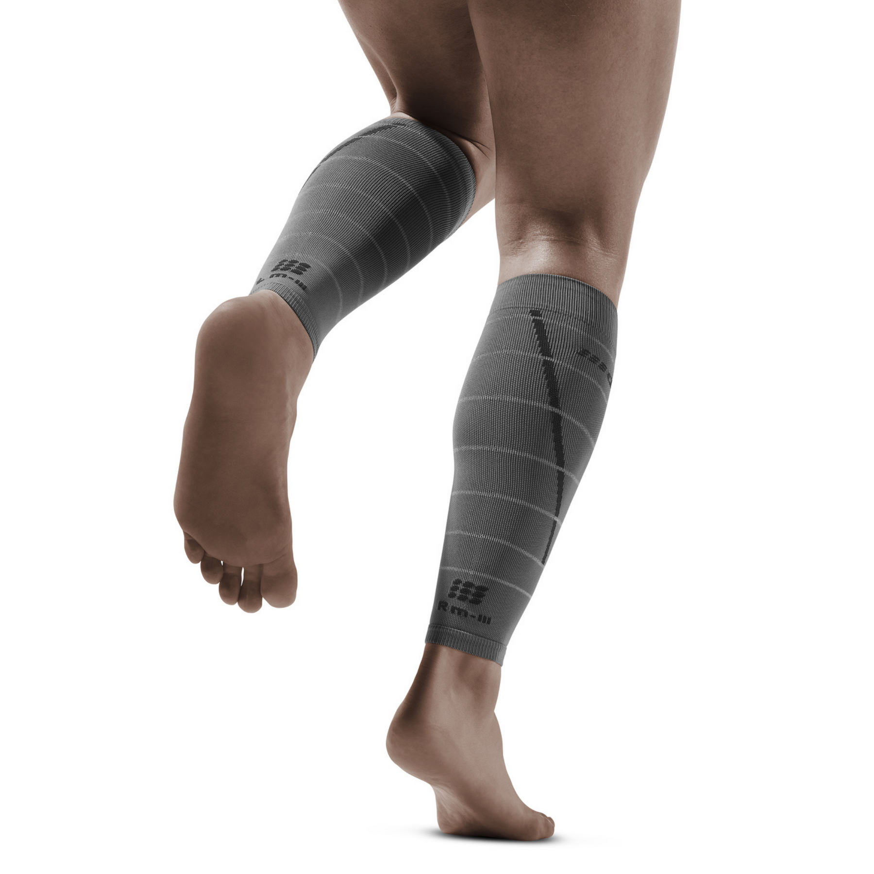 CEP - Men's THE RUN COMPRESSION CALF SLEEVES, stabilizing calf compression  sleeves for running, calf support, Black