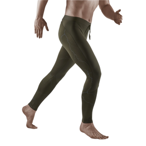 Collants reflectores, homem, verde escuro