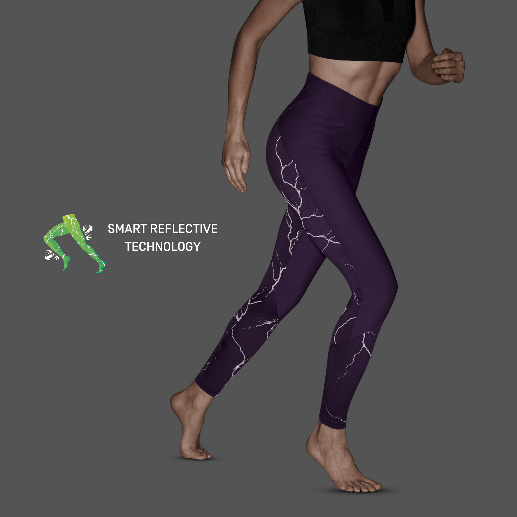Reflective Tights for Women  CEP Activating Compression Sportswear