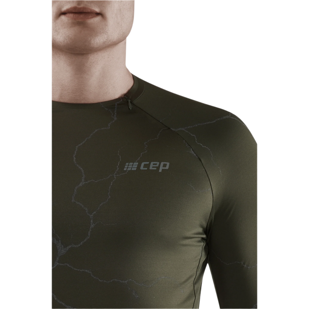 Dark green compression 2024 shirt