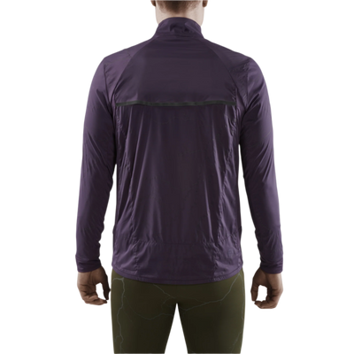 Reflective Windbreaker, Men, Purple, Back View Model
