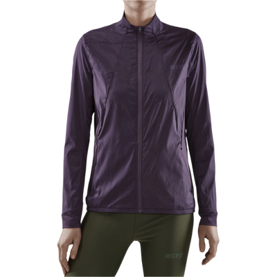 Reflective Windbreaker, Women, Purple