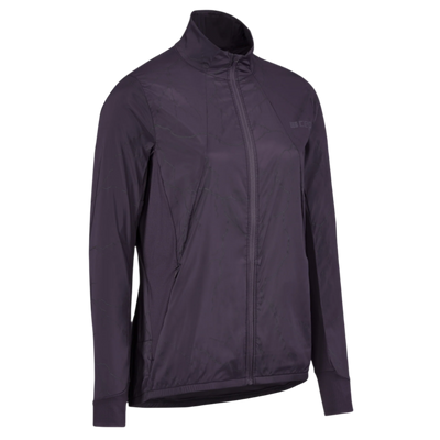 Reflective Windbreaker, Women, Purple, Front View