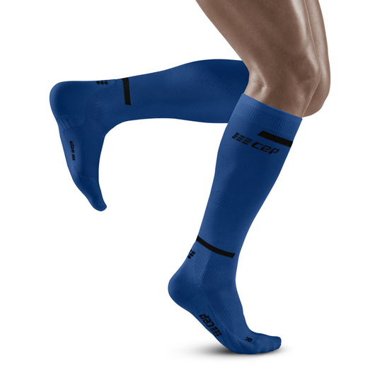 The Run Compression Ψηλές Κάλτσες 4.0, Ανδρικές, Μπλε/Μαύρες
