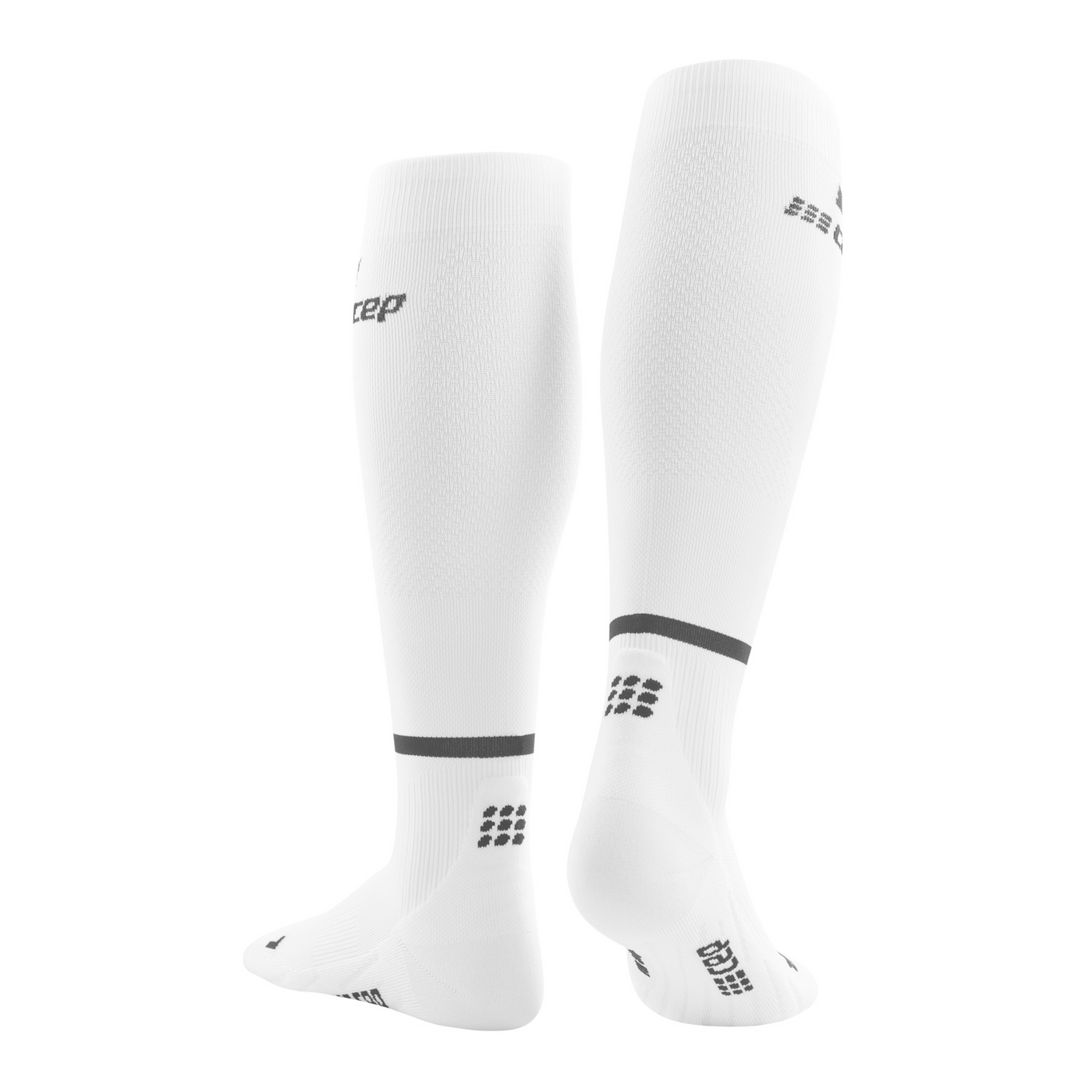 The Run Compression Tall Socks 4.0, Men, White, Back View