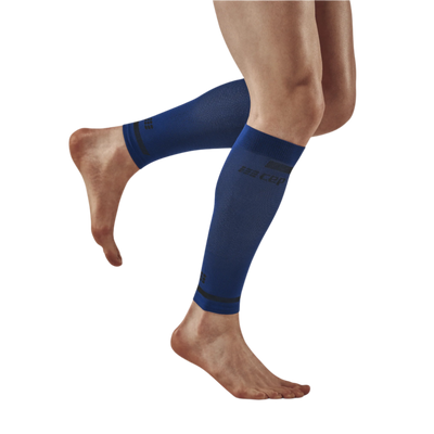 The Run Compression Calf Sleeves 4.0, Men, Blue