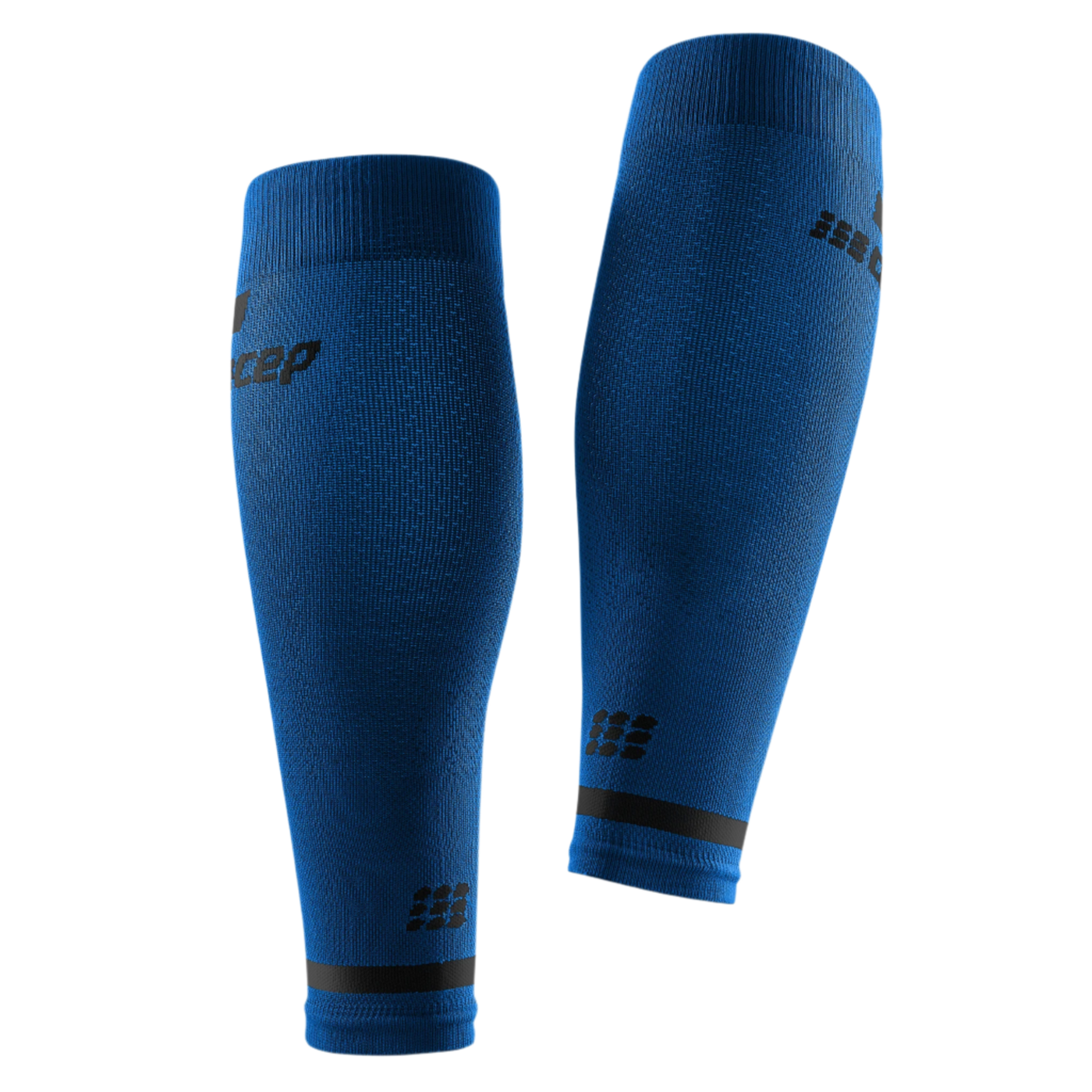 The Run Compression Calf Sleeves 4.0, Women, Blue, Back View
