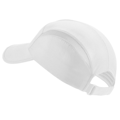 Run Cap, White, Back View