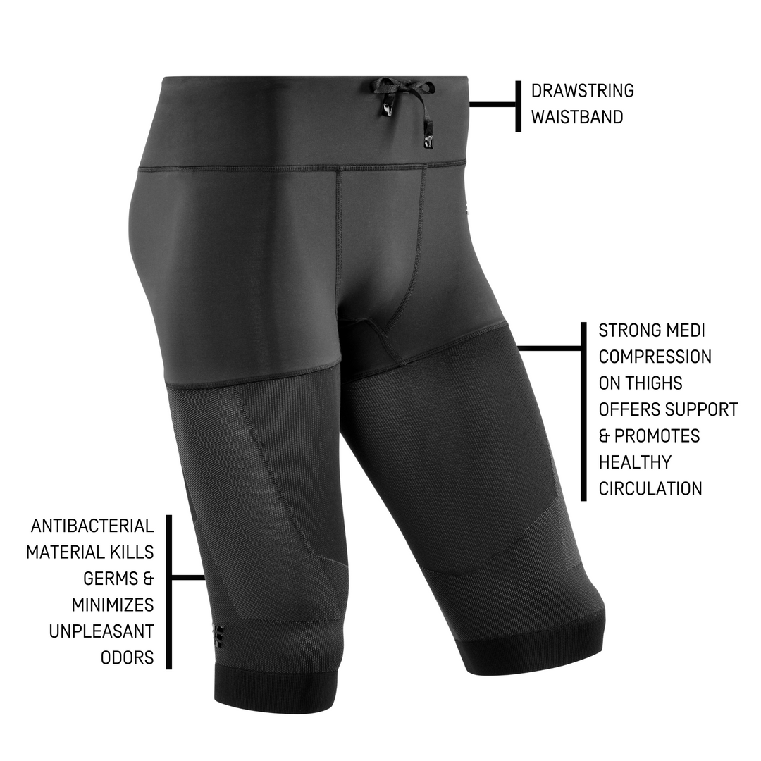 Pantalón corto de compresión para correr 4.0, hombres, detalles 3