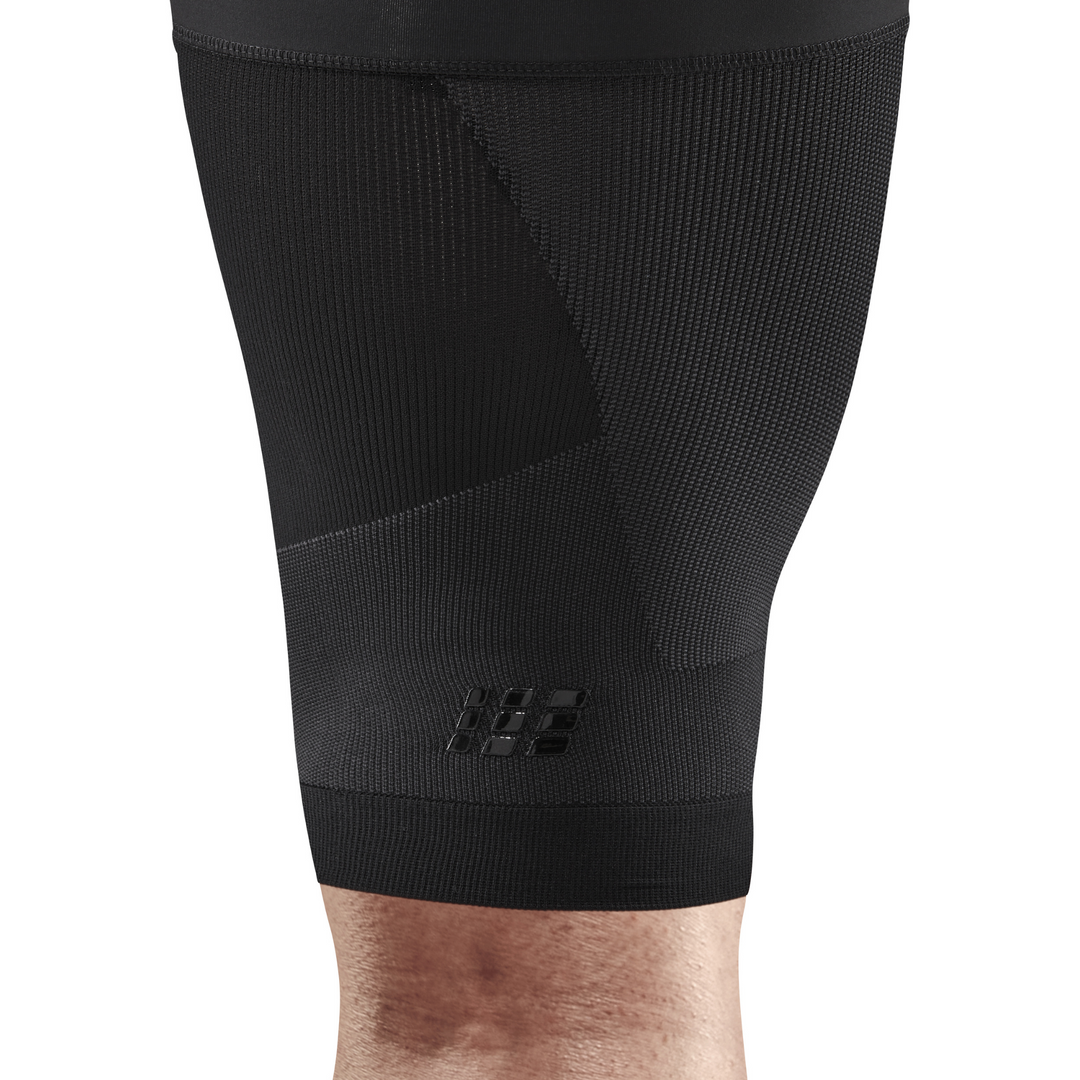 Pantalón corto de compresión para correr 4.0, hombres, detalle del logo