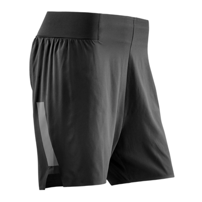 Run Loose Fit Shorts, Men, Black, Front View