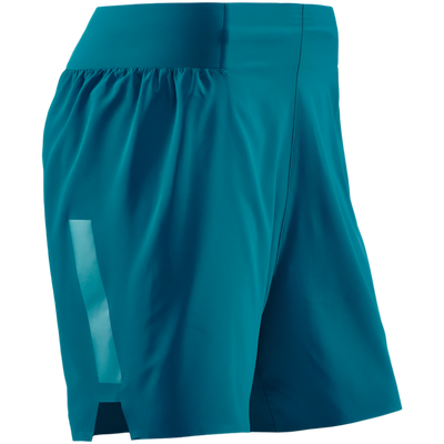 Run Loose Fit Shorts, Men, Petrol, Front View