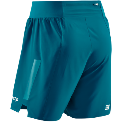 Run Loose Fit Shorts, Men, Petrol, Back View