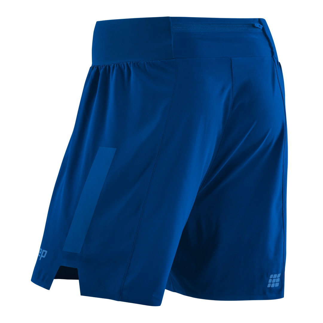 Run Loose Fit Shorts, Women, Blue, Back View