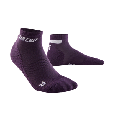 The Run Low Cut Socks 4.0, Men, Violet, Front View