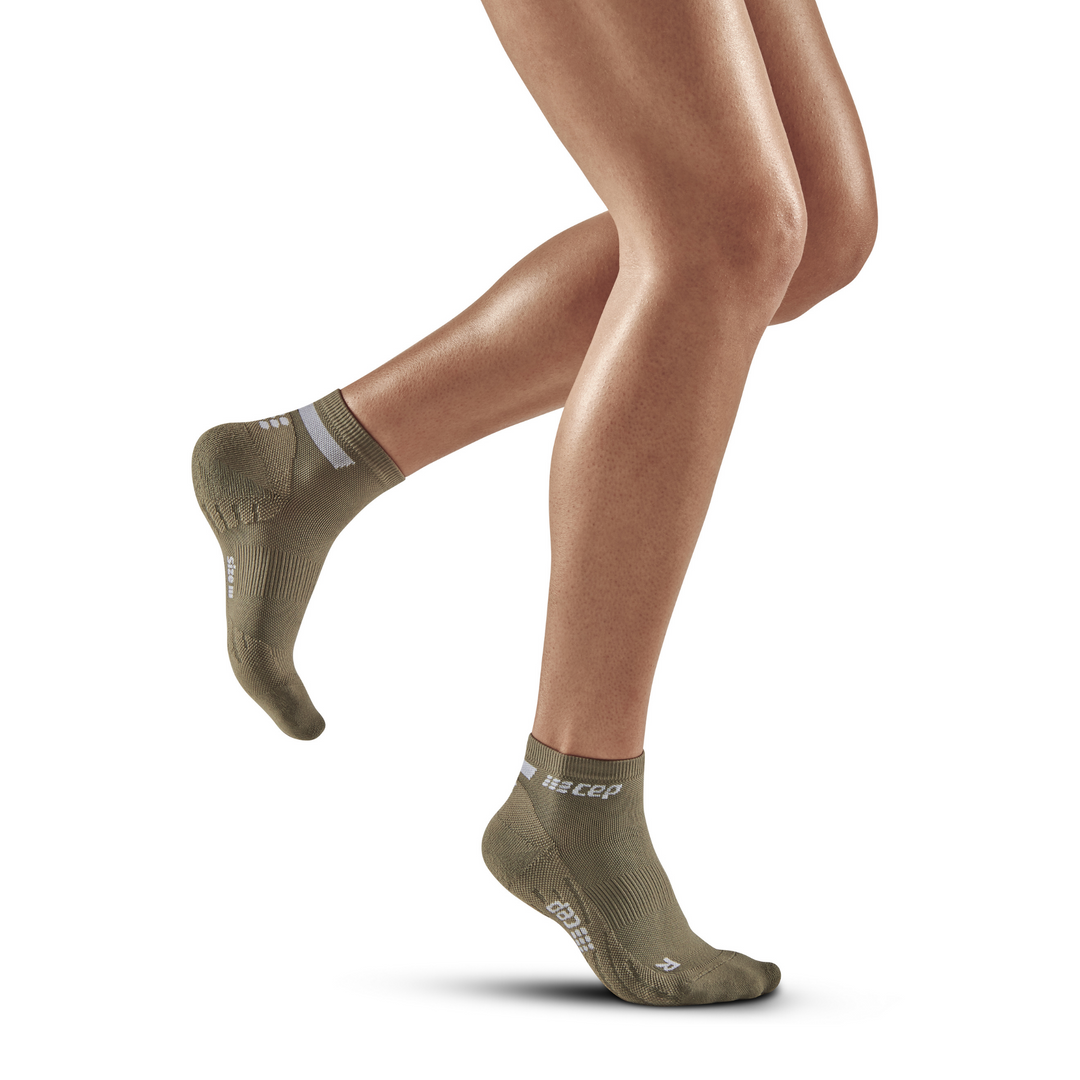 The run calcetines de corte bajo 4.0, mujer, oliva