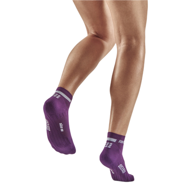 The Run Low Cut Socks 4.0, Women, Violet, Back View Model