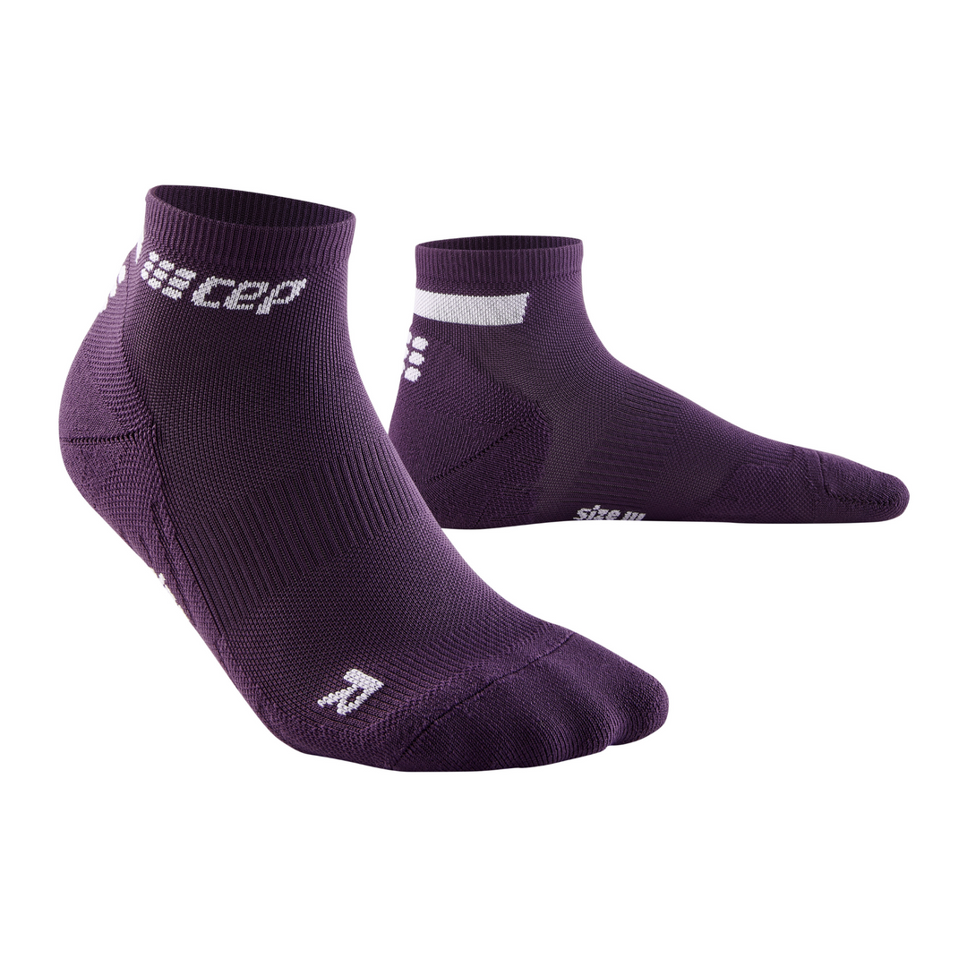The Run Low Cut Socks 4.0, Women, Violet, Front View
