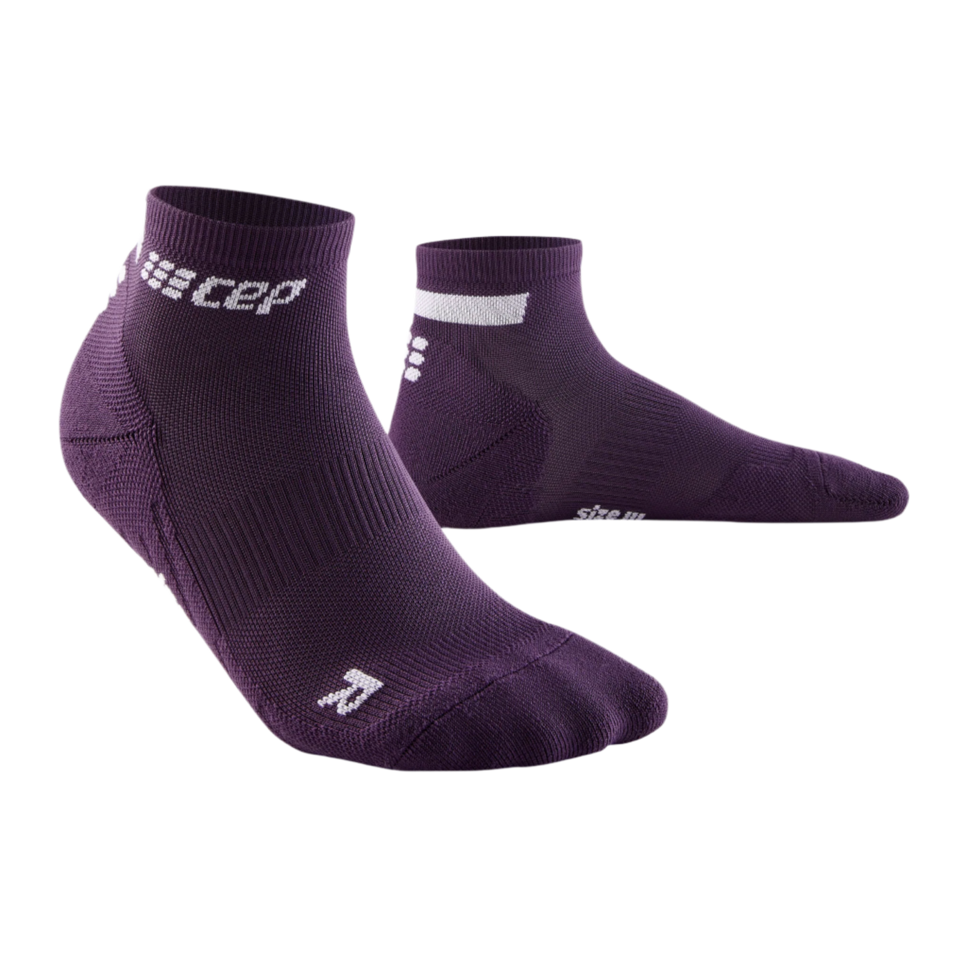 The Run Low Cut Socks 4.0, Women, Violet, Front View