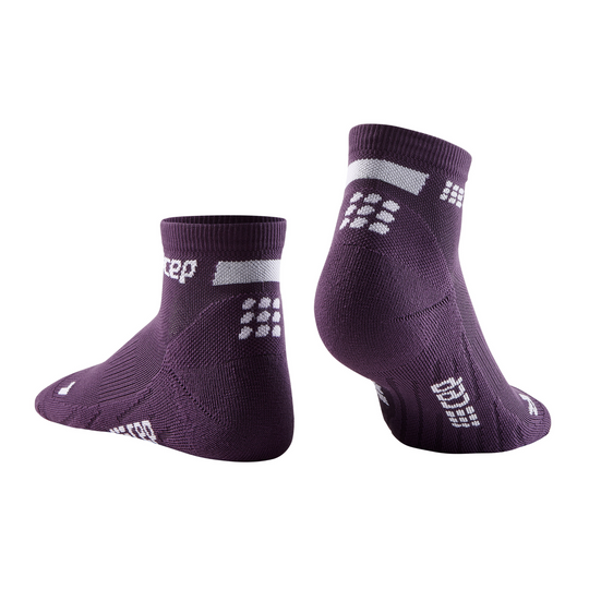 The run calcetines bajos 4.0, mujer, violeta, vista trasera