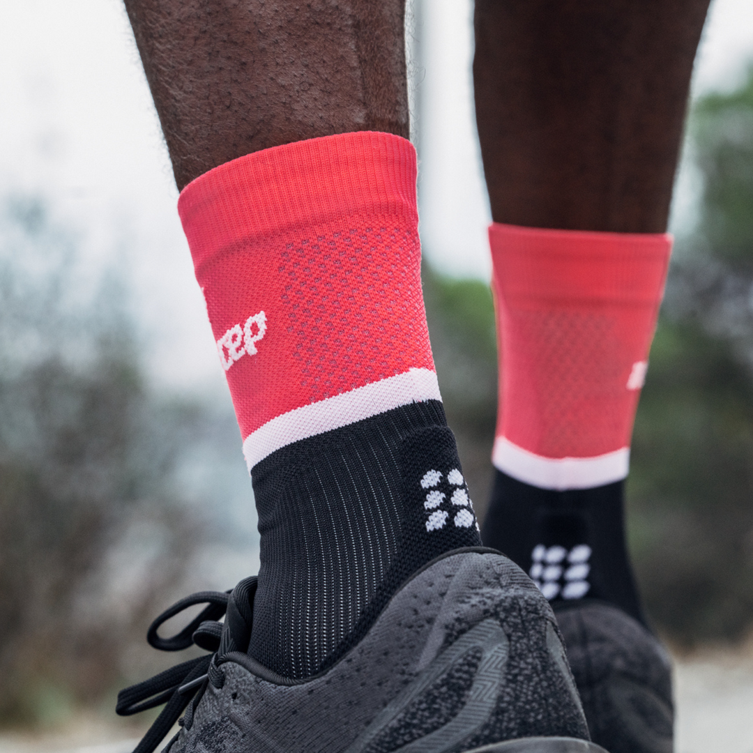 Pro Racing Socks v4.0 Trail - Black/Red, compressport calcetines
