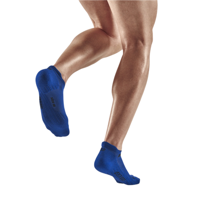 The Run No Show Socks 4.0, Men, Blue, Back View Model