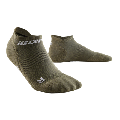 The Run No Show Socks 4.0, Women, Olive, Front View