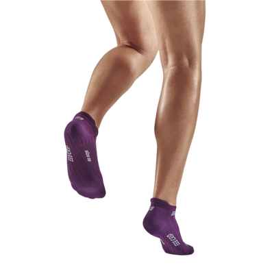The Run No Show Socks 4.0, Women, Violet, Back View Model