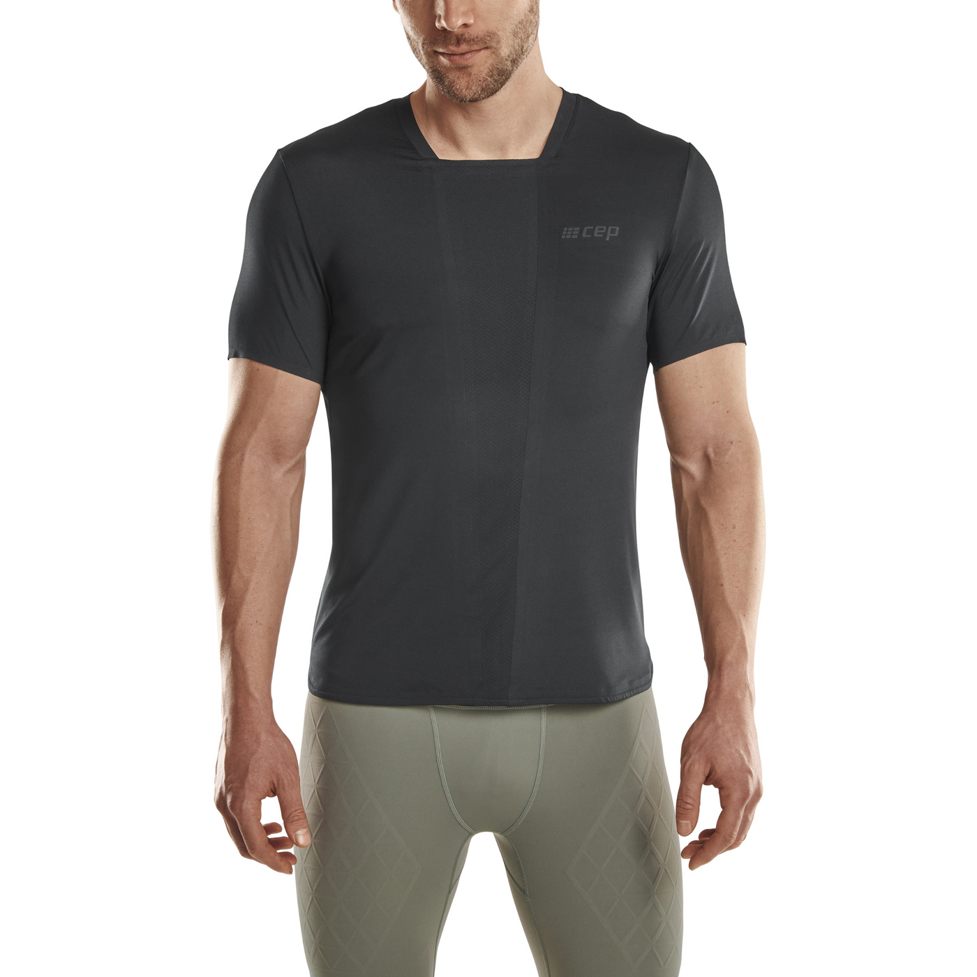 Run Short Sleeve Shirt 4.0, Men, Black