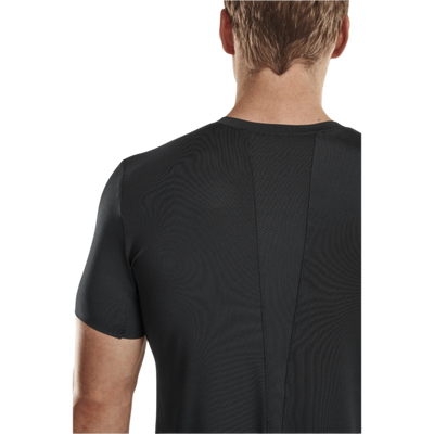 Run Short Sleeve Shirt 4.0, Men, Black, Back Detail