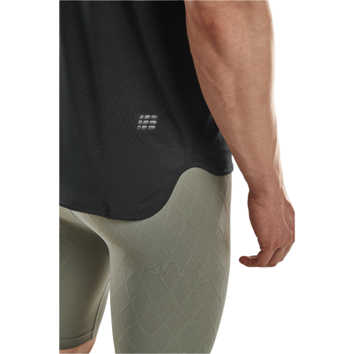 Run Short Sleeve Shirt 4.0, Men, Black, Details