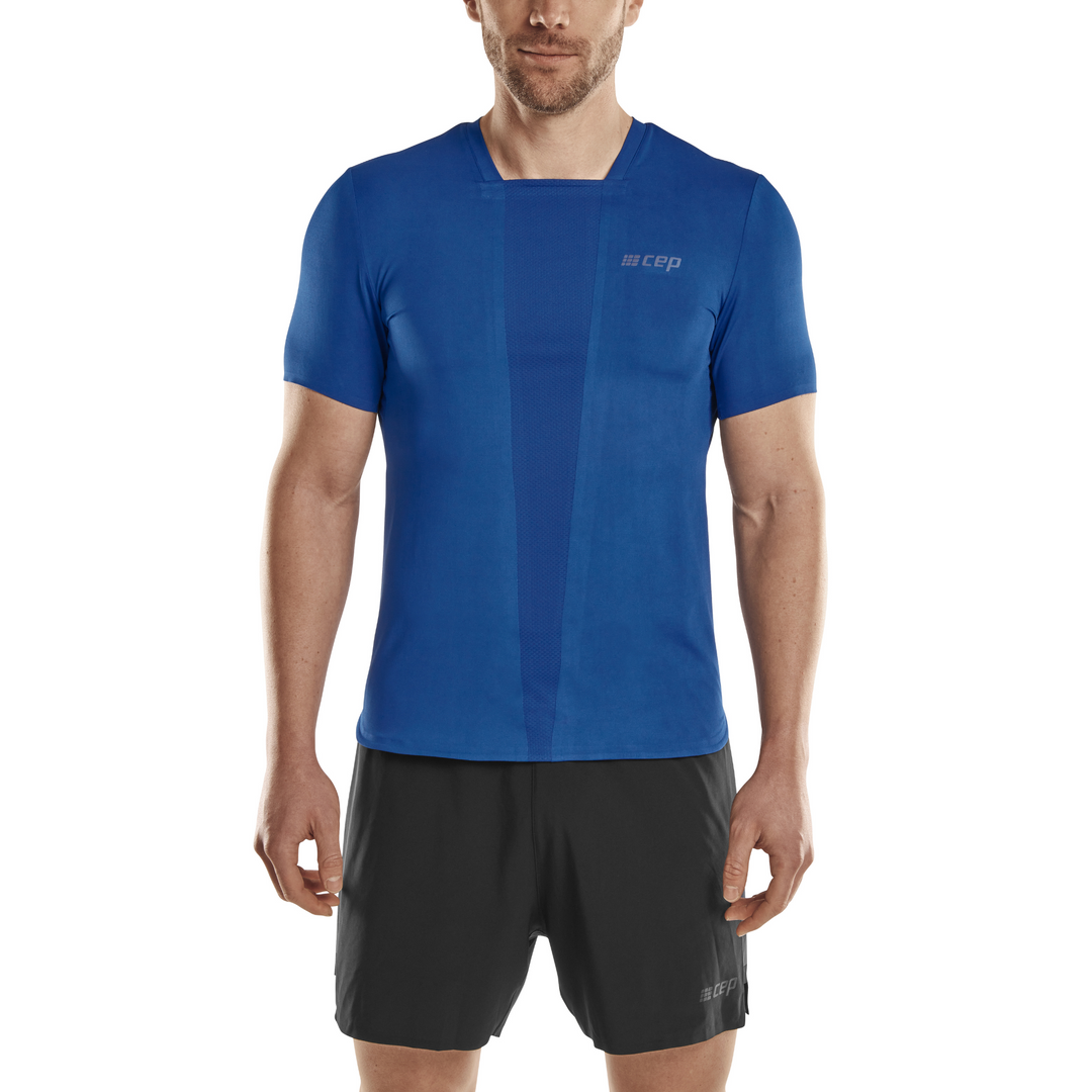 Run Short Sleeve Shirt 4.0, Men, Royal Blue
