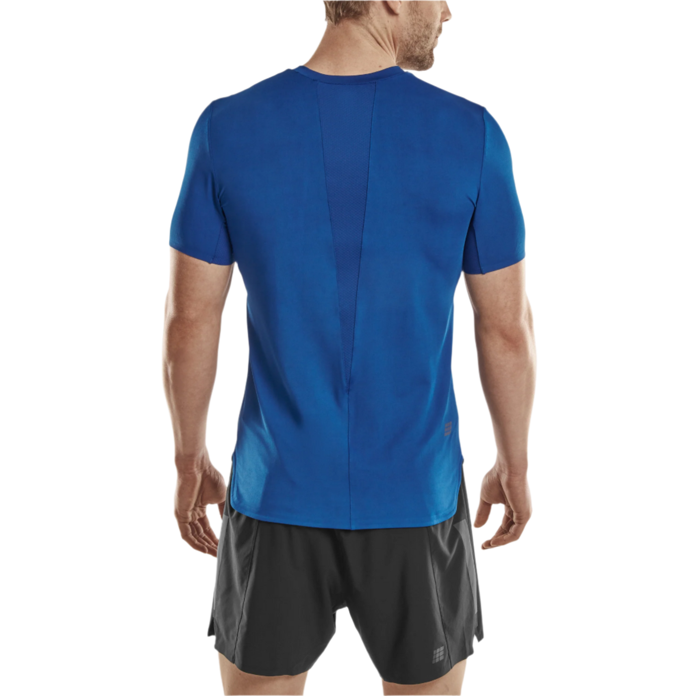 Run Short Sleeve Shirt 4.0, Men, Royal Blue, Back-View Model