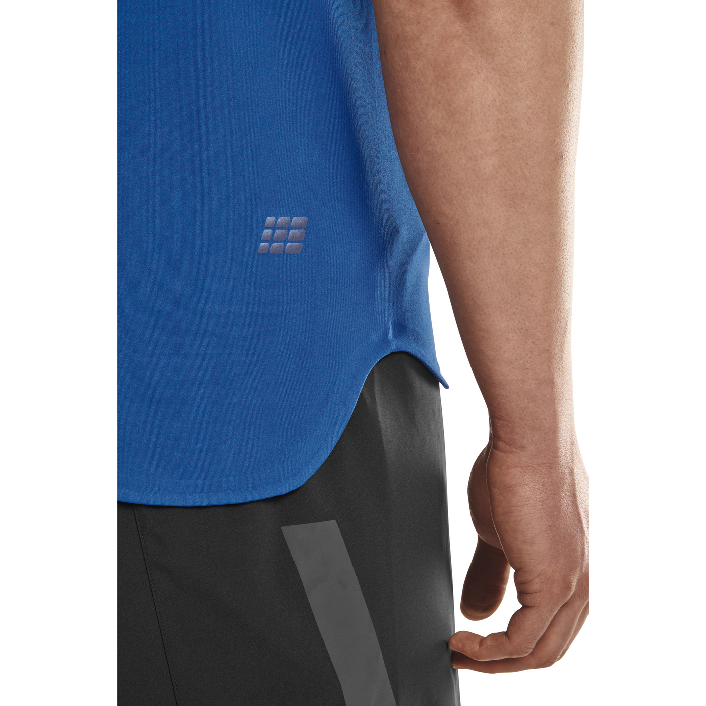 Run Short Sleeve Shirt 4.0, Men, Royal Blue, Details