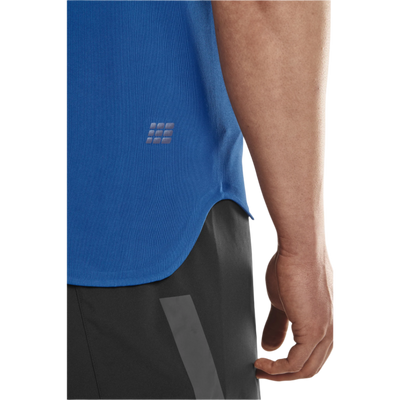 Run Short Sleeve Shirt 4.0, Men, Royal Blue, Details