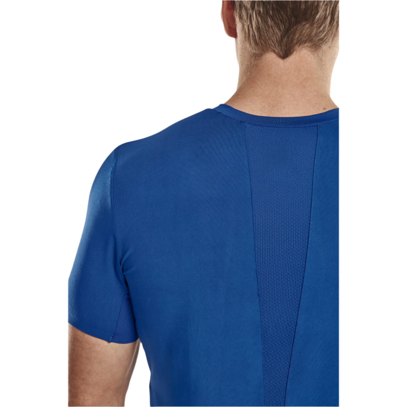 Run Short Sleeve Shirt 4.0, Men, Royal Blue, Back Detail