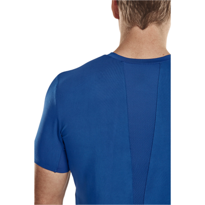 Run Short Sleeve Shirt 4.0, Men, Royal Blue, Back Detail