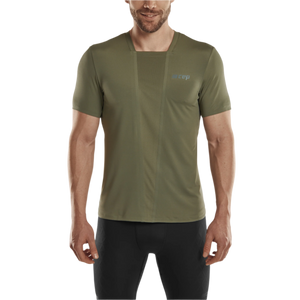 Run Short Sleeve Shirt 4.0, Men, Olive